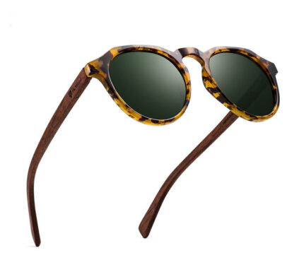 Lunettes de soleil rondes et polarisées