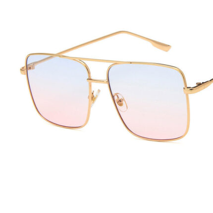Lunettes rétro-littéraires polygonales à la mode pour hommes et femmes