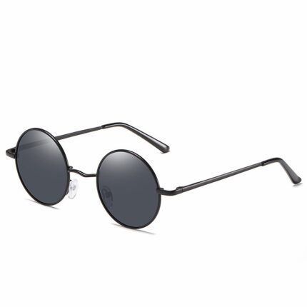 Lunettes de soleil rondes et polarisées de style rétro