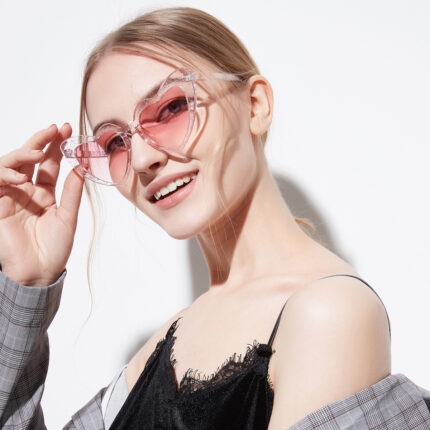 Lunettes en forme de cœur populaires à la mode pour hommes et femmes