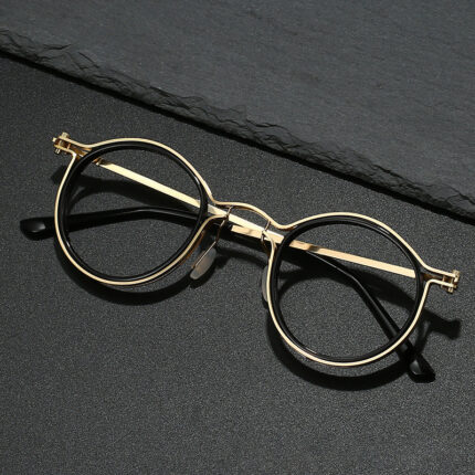 Lunettes vintage à monture ronde