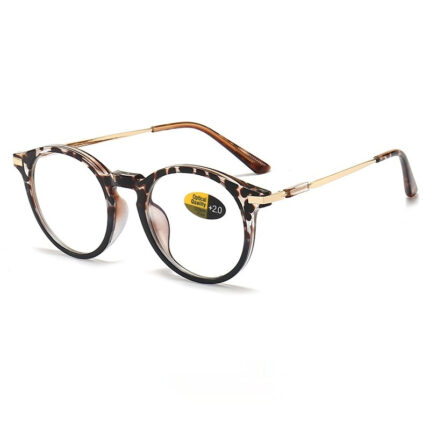 Lunettes presbytes anti-lumière bleue à monture ronde