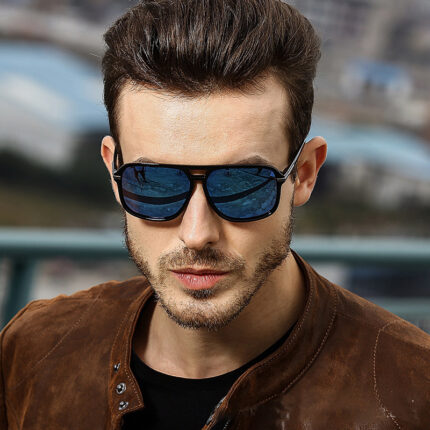 Lunettes polarisées rétro à la mode pour hommes et femmes