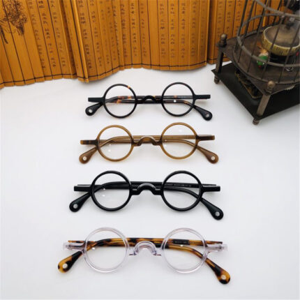 Lunettes rétro à monture en métal à la mode pour hommes et femmes