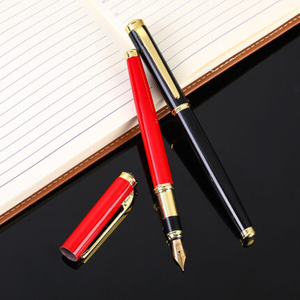 Stylo-plume de calligraphie en métal