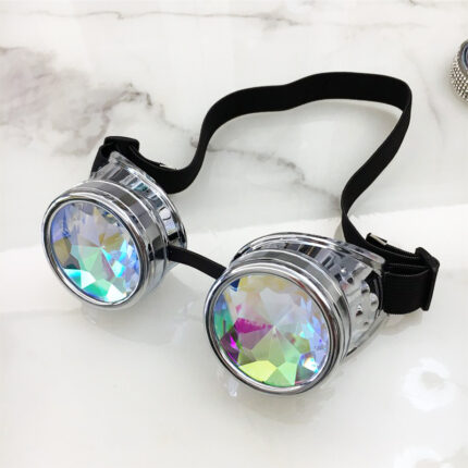 Lunettes rétro gothiques steampunk