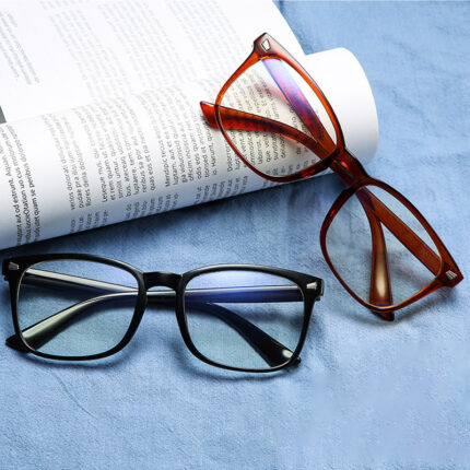Lunettes rétro de couleurs unies à la mode pour hommes et femmes