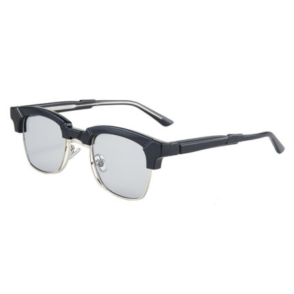 Lunettes de soleil en métal à la mode pour hommes et femmes