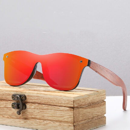 Lunettes de soleil en bois polarisées de haute qualité