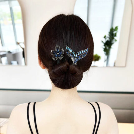 Bande de chignon tissé à la mode
