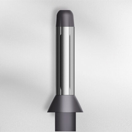 Sèche-cheveux à rouleau argenté