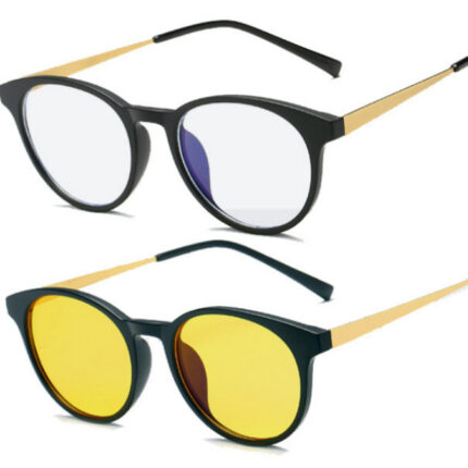 Lunettes d’ordinateur unisexes anti-bleu à la mode