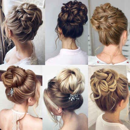 Chignon à barbe longue tendance pour femmes