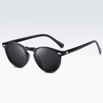 Lunettes de soleil rondes polarisées. Lunettes de vision nocturne