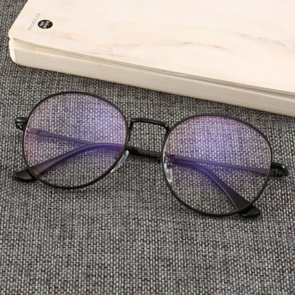 Lunettes noires anti-lumière bleue à la mode pour hommes et femmes