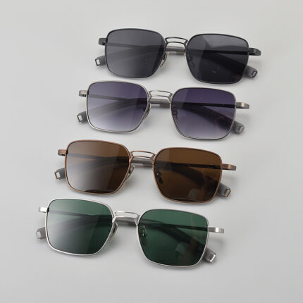 Lunettes en titane pur à la mode pour hommes et femmes