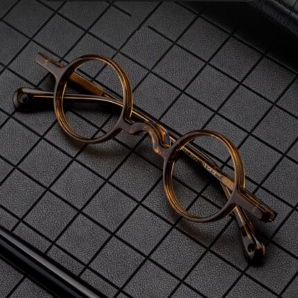 Lunettes rétro rondes à la mode pour hommes et femmes